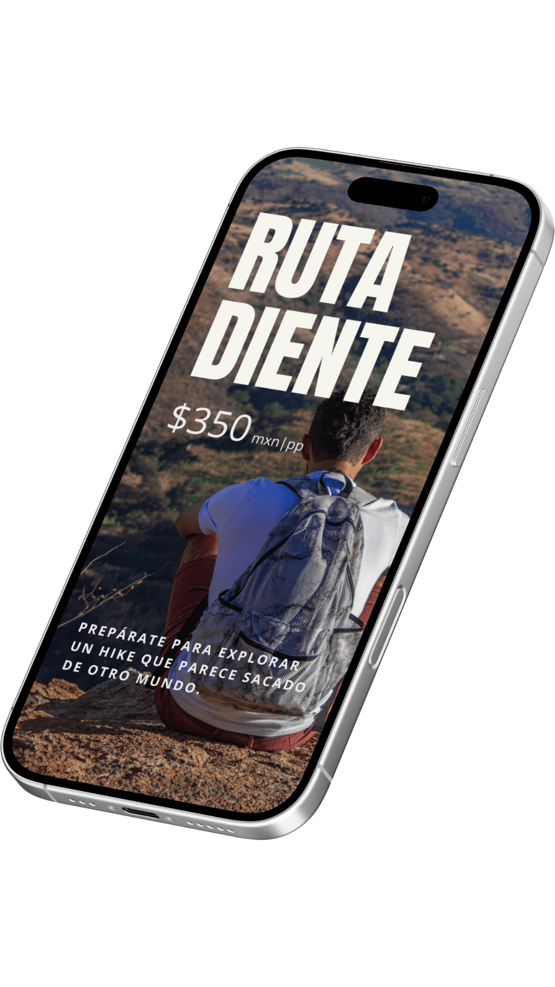 Mockup de story promocional para Outroute Travel — pieza de contenido para ruta de ecoturismo y naturaleza, diseñada como parte de la estrategia de redes sociales desarrollada por Outroute Digital